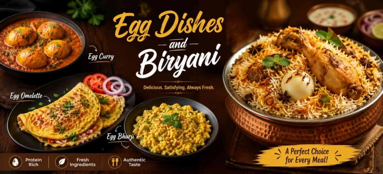 Why are Egg Dishes and Biryani Are Perfect for House Parties?